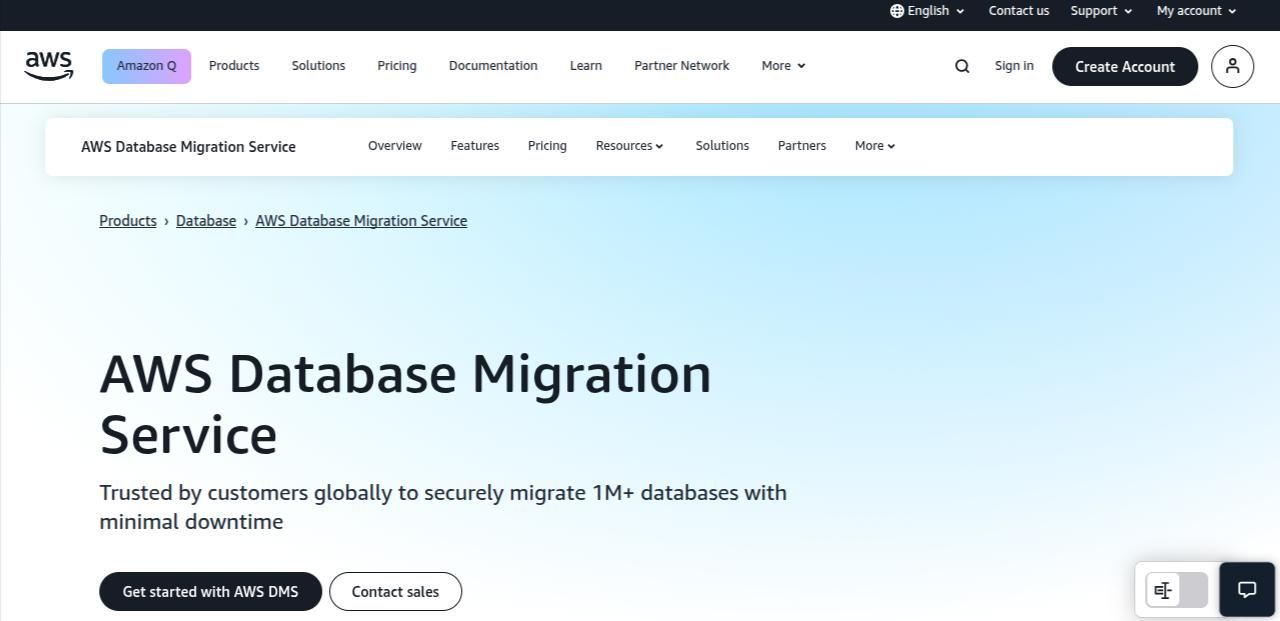 AWS Database Migration Service migration-tool