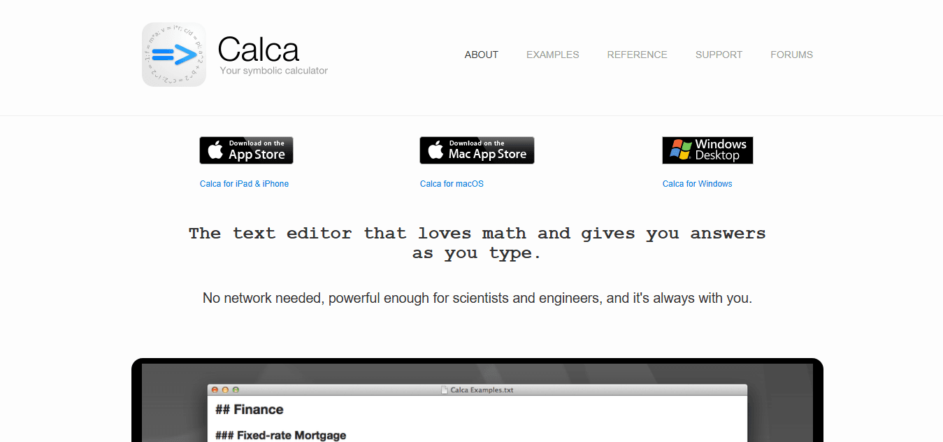 Calca - The Text Editor that Loves Math.png