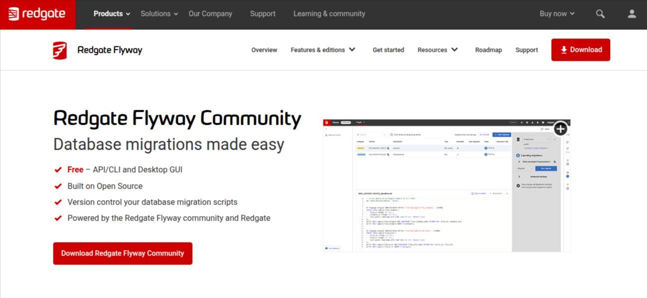 Flyway migration-tool