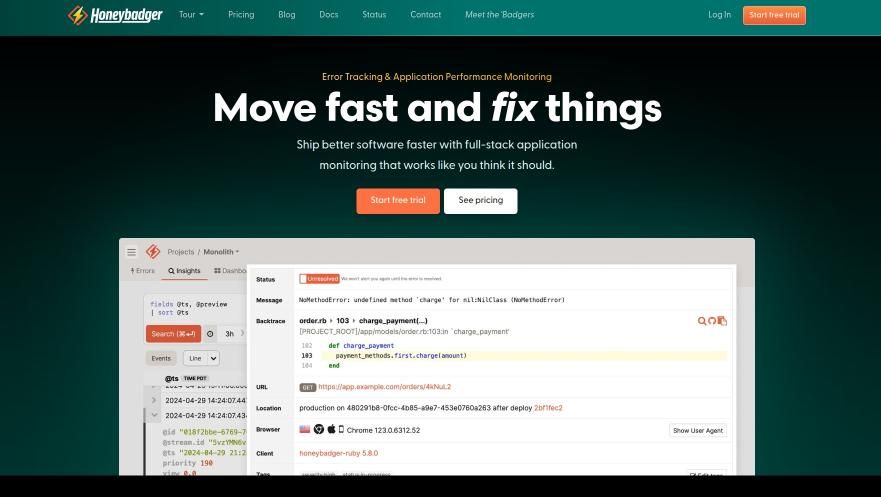 HoneyBadger - error monitoring tool.jpg