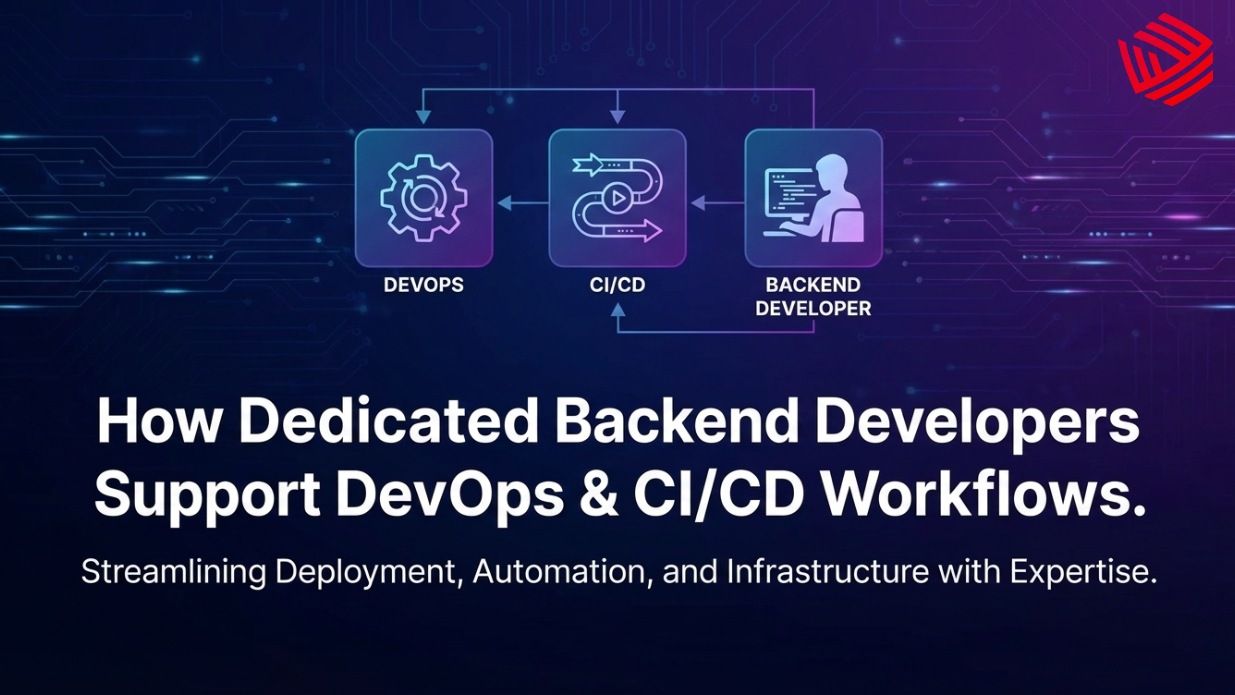How dedicated backend developers support DevOps and CI/CD workflows