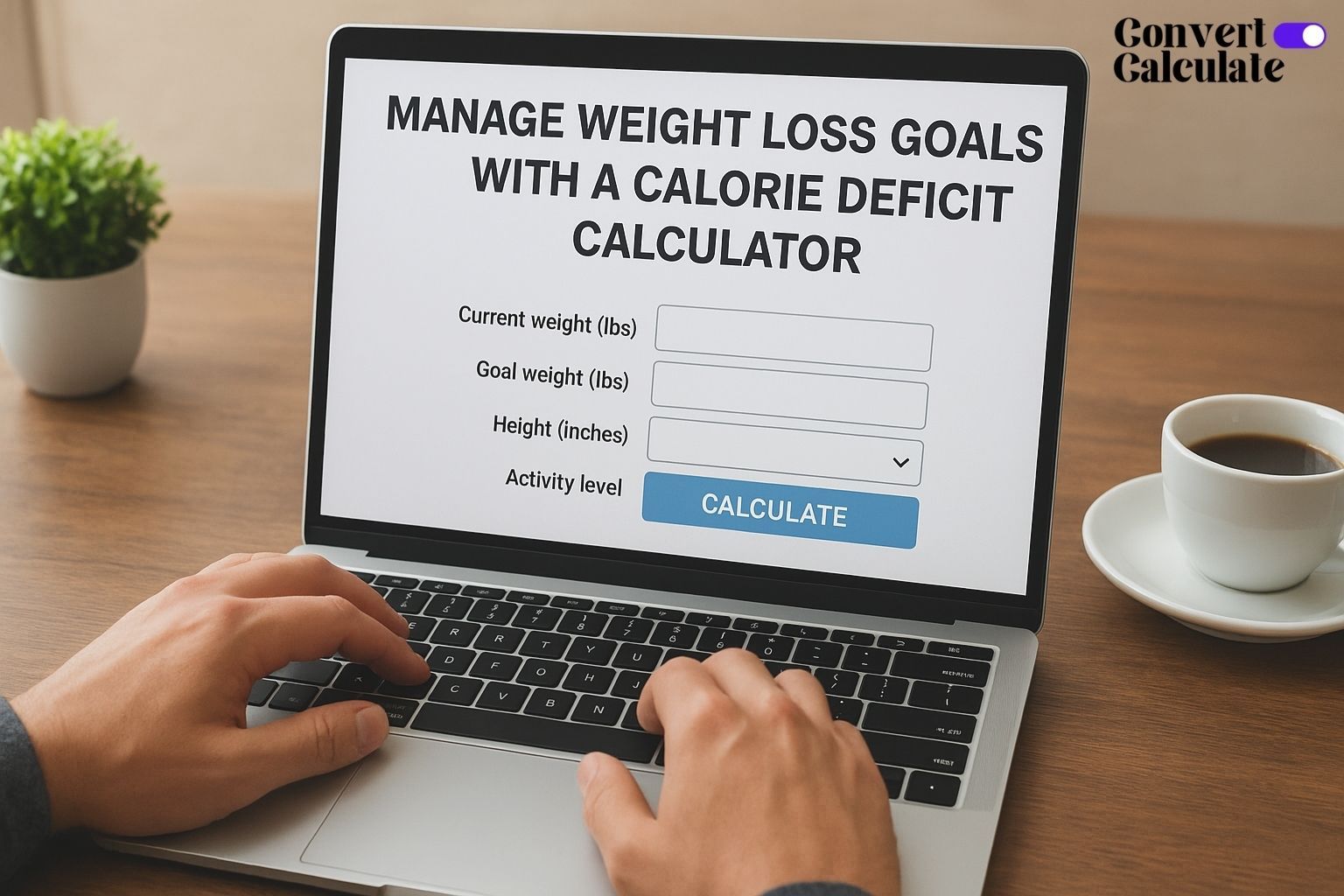 Manage Weight Loss Goals with a Calorie Deficit Calculator