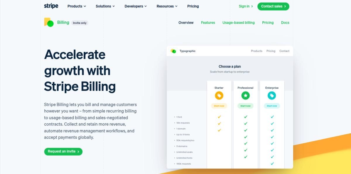 stripe billing