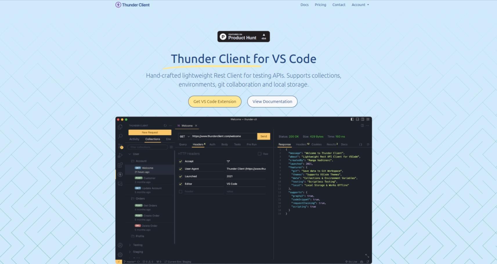 thunder client graphql