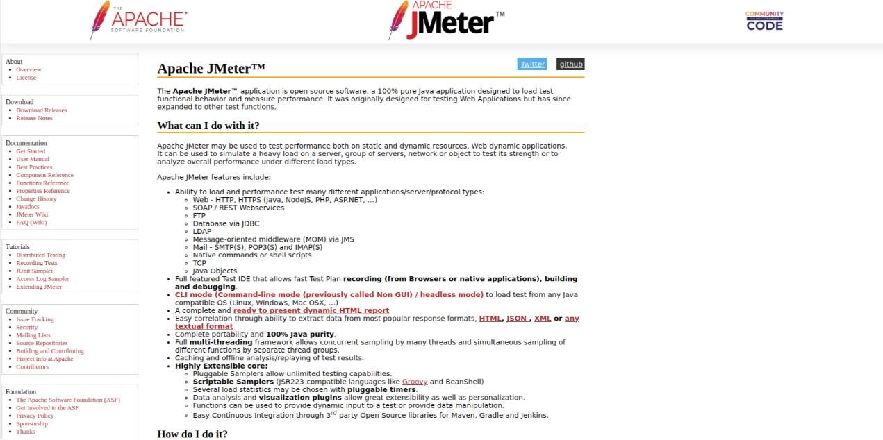 apache jmeter testing tools