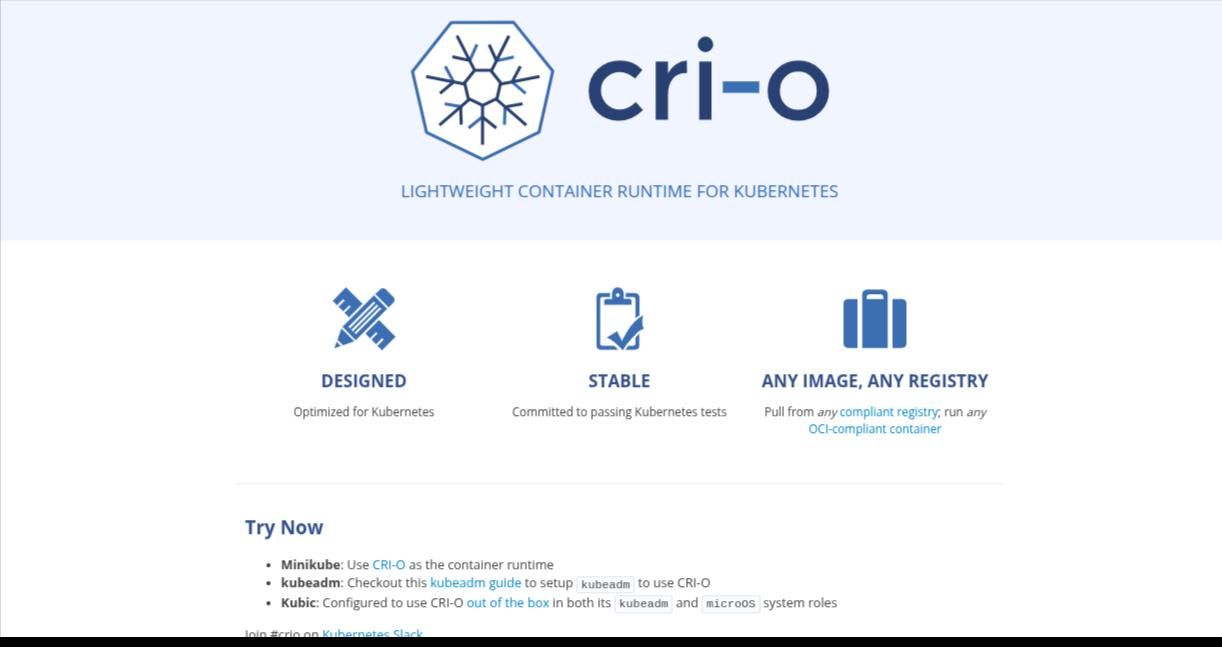 cri-o container tool