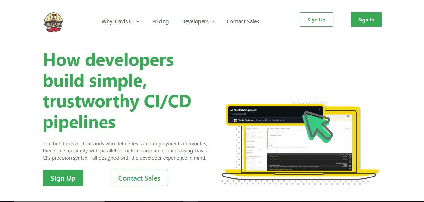 travis-ci ci/cd tool