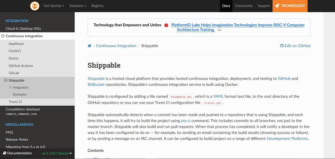 shippable ci/cd tool