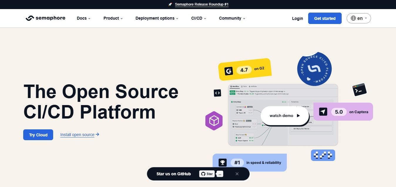 semaphore ci/cd tool