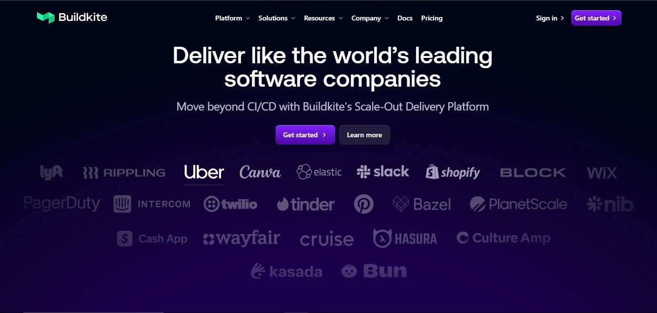 buildkite ci/cd tool