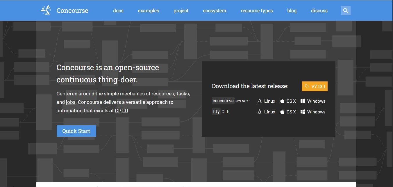 concourse ci/cd tool