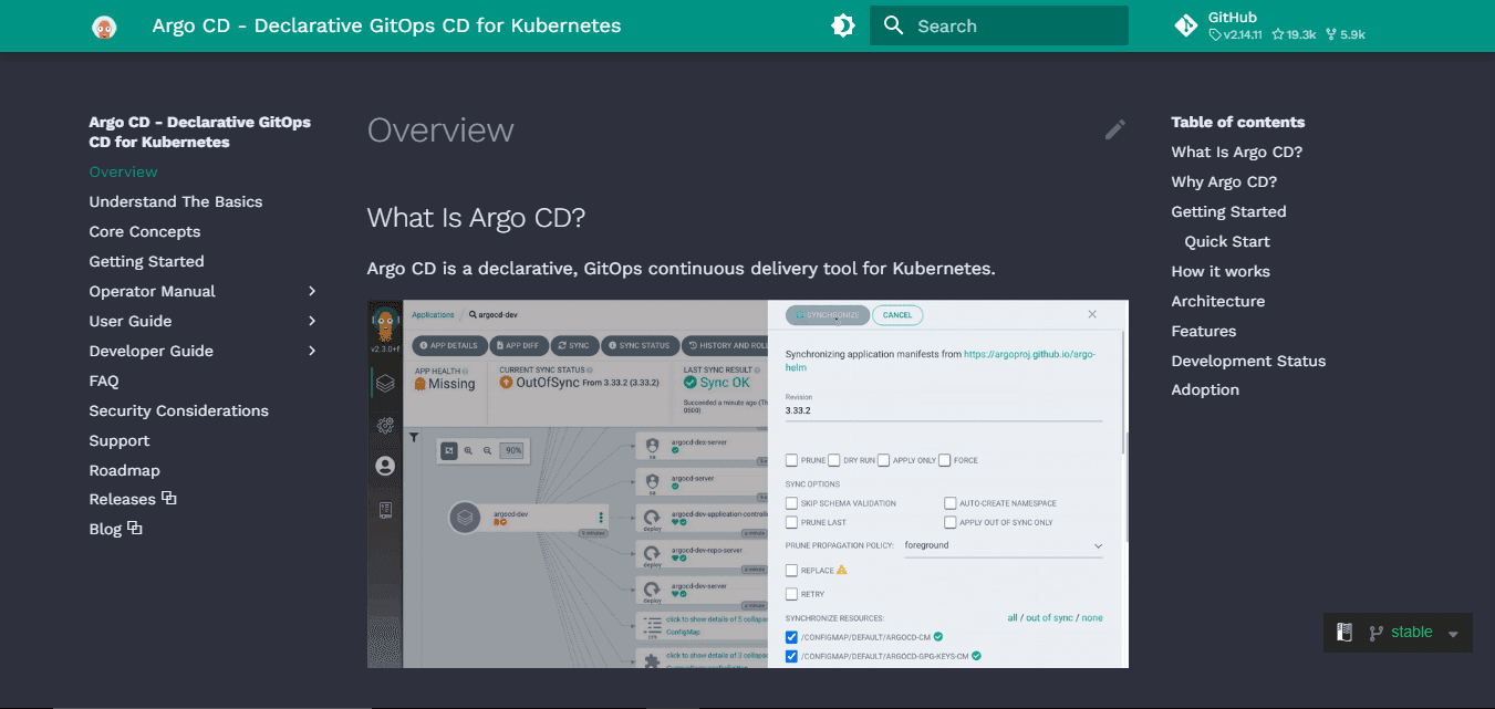 argo cd ci/cd tool