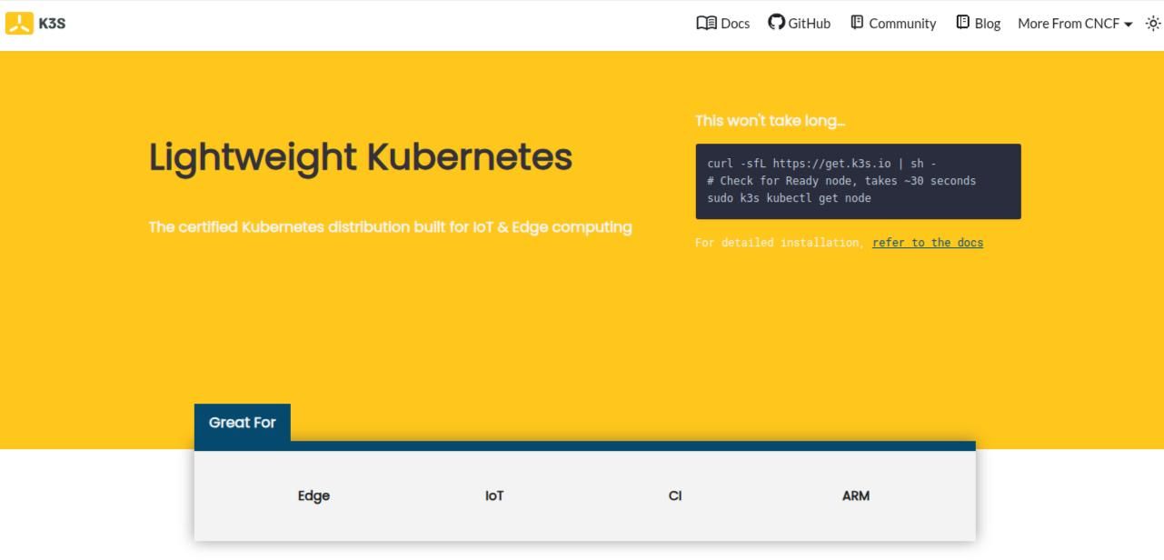 k3s container tool