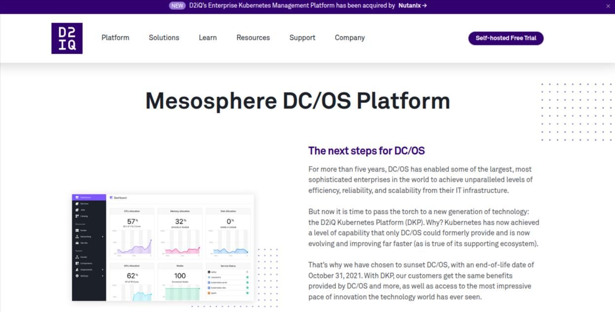mesosphere dc-os container tool