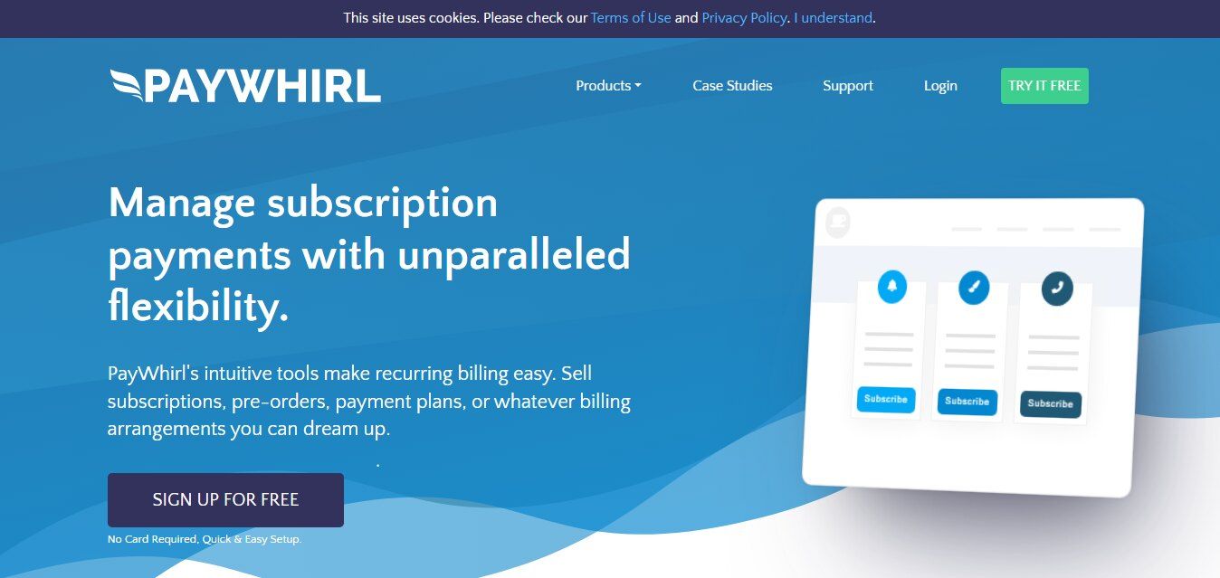 paywhirl saas billing