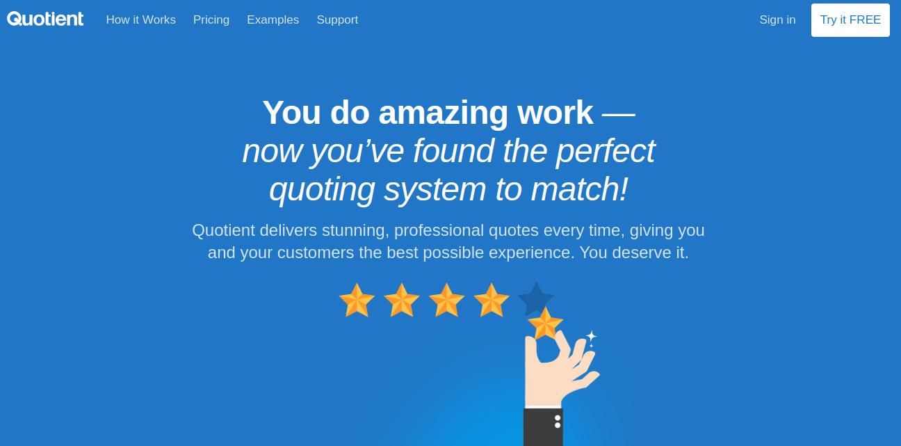 quotient proposal software