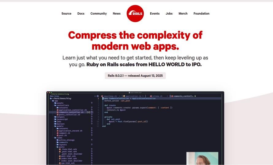 ror - ruby on rails