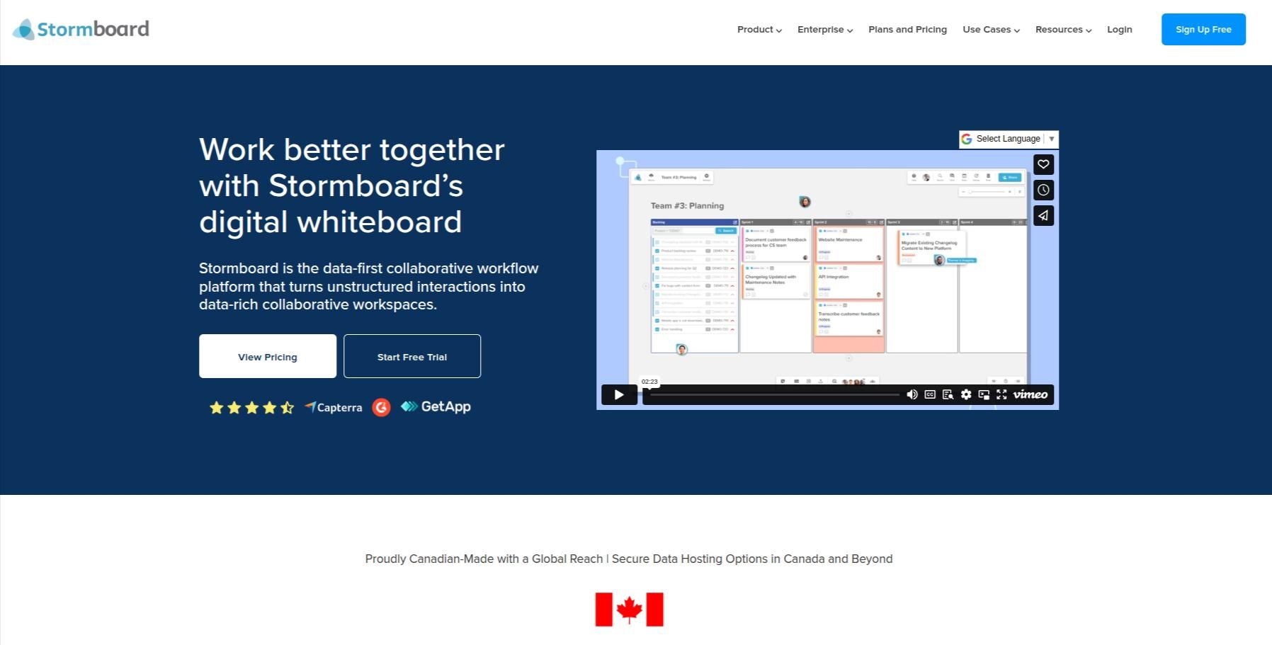 stormboard visual-whiteboard tool