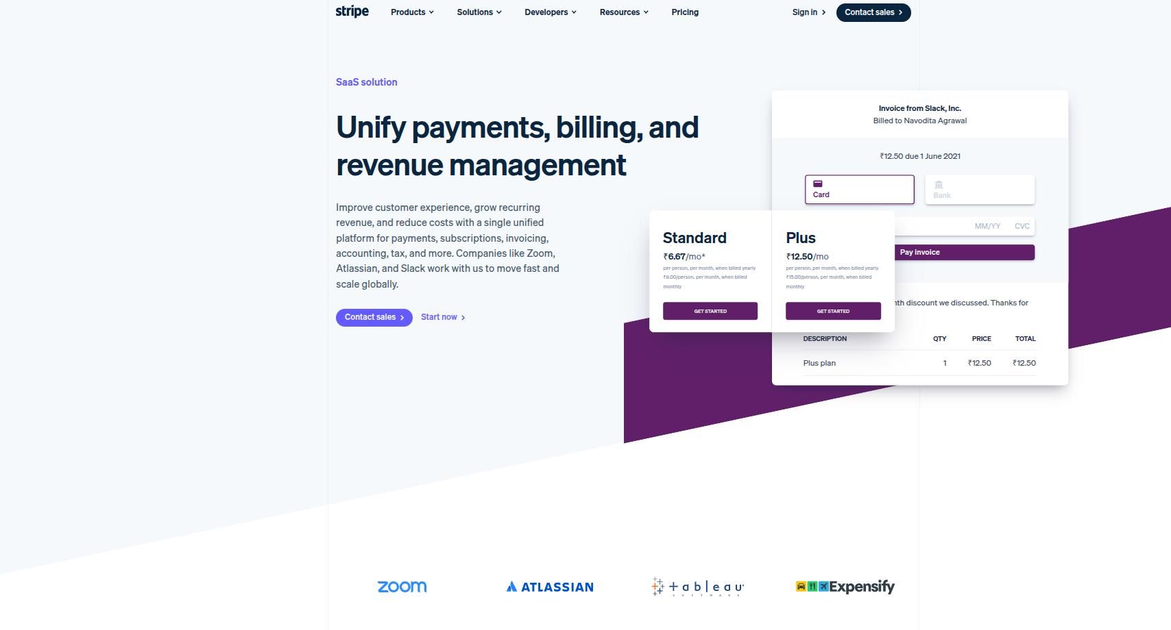 stripe saas mvp