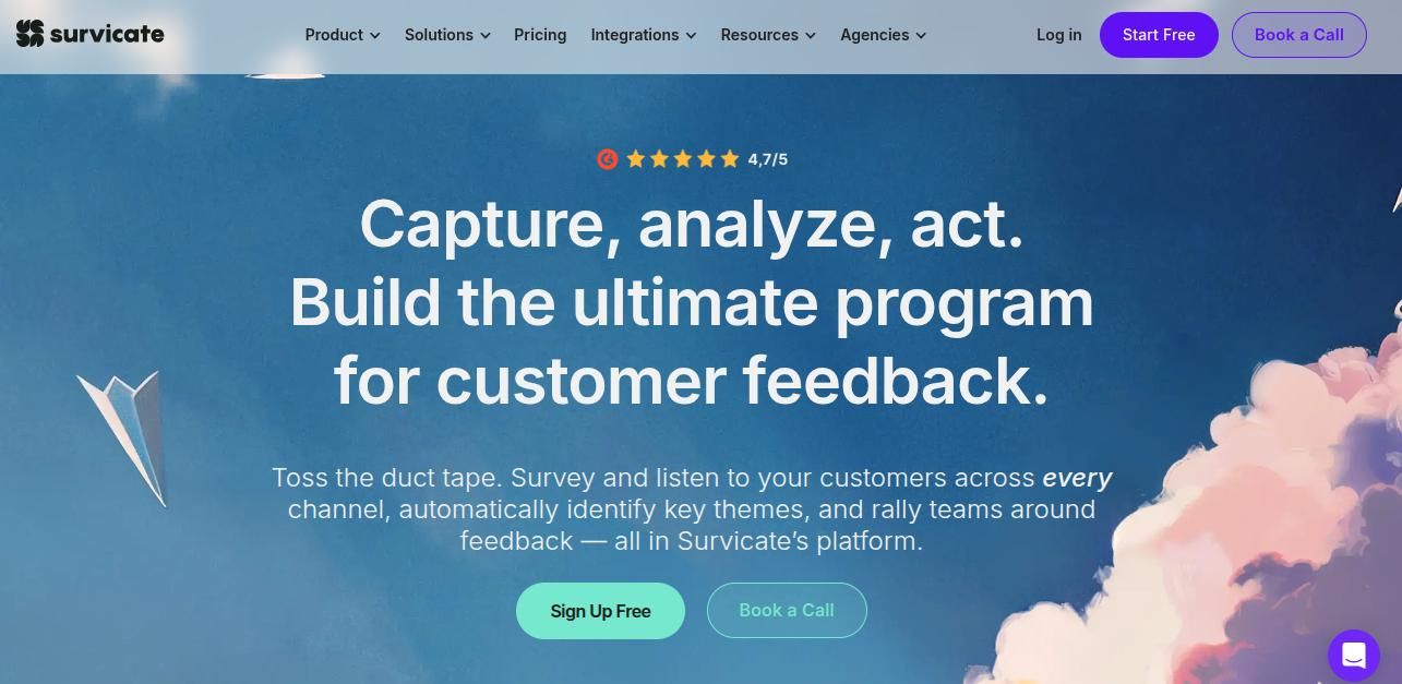 survicate feedback tool