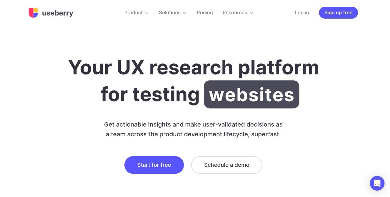 useberry feedback tool