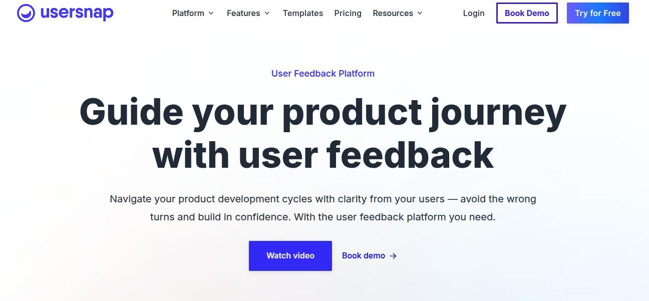 usersnap feedback tool