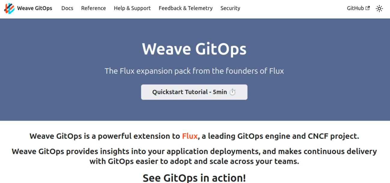 weaveworks weave-gitops container tool